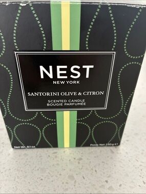 NIB NEST NEW YORK CANDJE Santorini olive and citron new